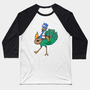 Roleplay Character - Bard - Minstrel - Peacock Baseball T-Shirt